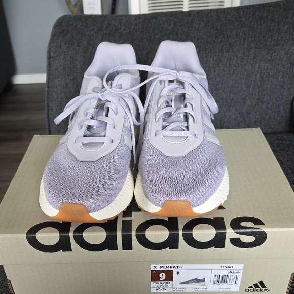 adidas Shoes - Adidas X_PLRPATH Sneakers in Lavender and White Shoes Worn Once To Small.